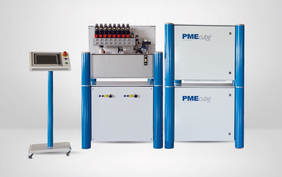 PME cube Master-/Slave-Anlage mit mobilem Touch-Terminal